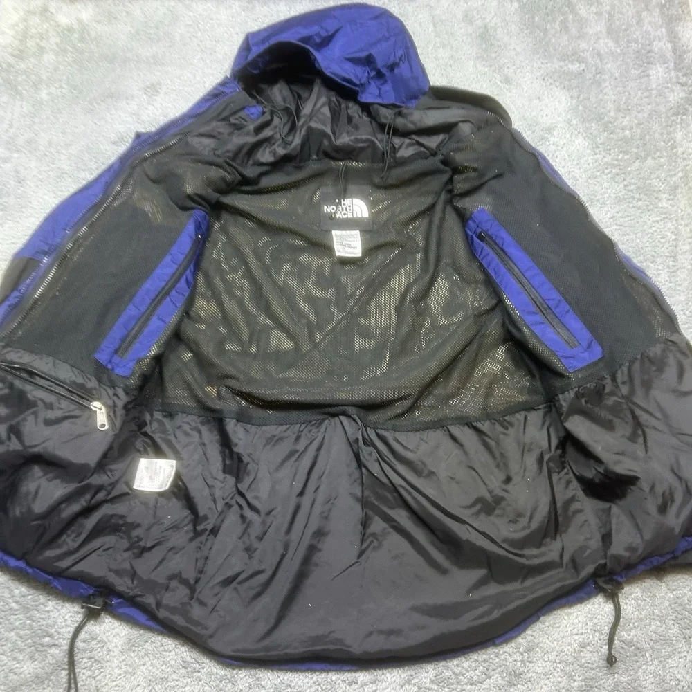 Vintage The North Face Jacket Mens L Blue Black Gore-Tex‎ Mountain Light Ski 90s